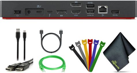 Lenovo Thinkpad Docking Station 40ay0090us Usb C Dock 40ay Ultrahd Hdmi Cable