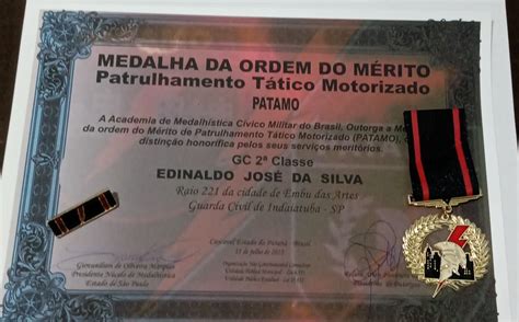 Guardas Civis De Indaiatuba S O Condecorados Medalha Ordem Do