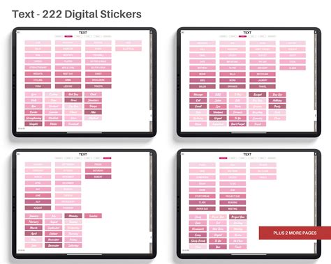 Blush Pink Nude Digital Stickers Goodnotes Stickers Ipad Etsy