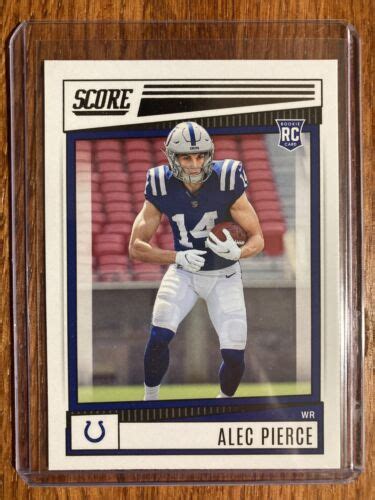 2022 Score 386 Alec Pierce Rc Rookie Indianapolis Colts Football Ebay