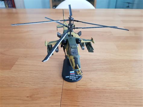 Amercom kovový model vrtulníku Kamov Ka-50 Hokum | Aukro