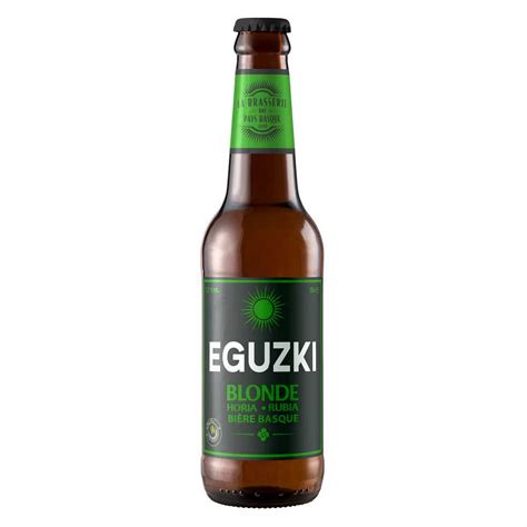 Eguzki Horia Blonde Beer From Basque Country 5 5 La Brasserie Du Pays Basque