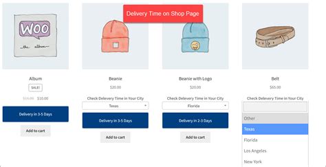 Woocommerce Estimated Delivery Date Time Plugin