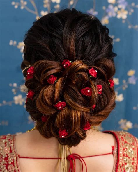 30 Most Trendy Bun Hairstyle For Lehenga