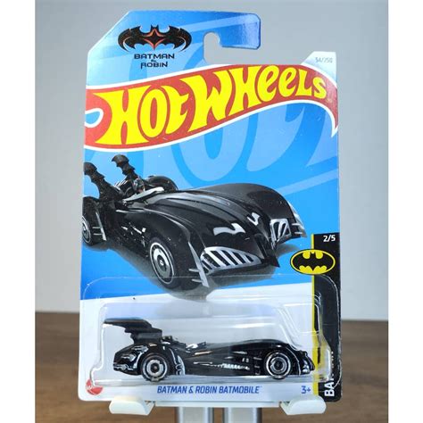 Hot Wheels Batmobile Black Batman Robin Batman Shopee Malaysia