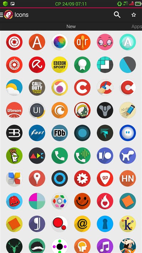 Скачать Easy Circle Icon Pack 40 для Android