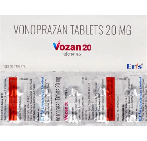 vonoprazan  mg tablet  acid reflux medication buy