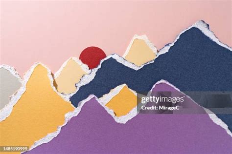 35 Torn Paper Mountain Stock Photos, High-Res Pictures, and Images ...