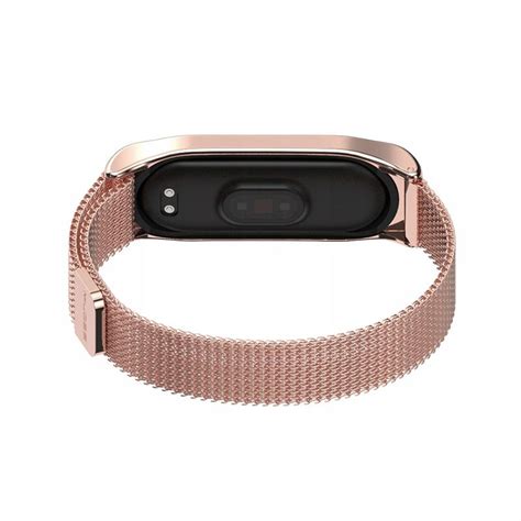 Curea Otel Inoxidabil Tech Protect Milaneseband Xiaomi Mi Band 3 4 Rose