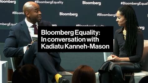 Bloomberg Equality Summit Etienne Interviews Dr Kadiatu Kanneh Mason