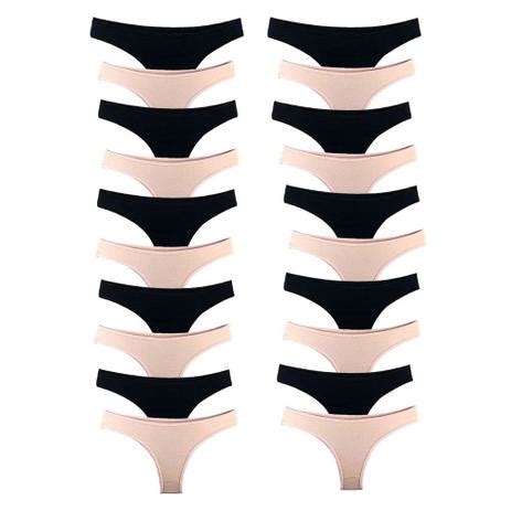 Kit Calcinhas Tanga Algod O Cotton B Sica Lisa Lingerie Try Basics Promotop
