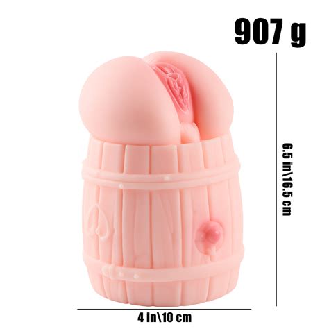 Tub Girl Anal Onahole Pocket Pussy For Men Wooden Cask Big Ass Pussy