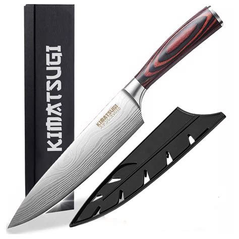 Купить Японский кухонный нож Kimatsugi / Поварской нож / Шеф нож/ Сталь ...