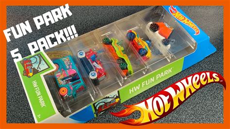 Opening HOT WHEELS FUN PARK PACK For YouTube