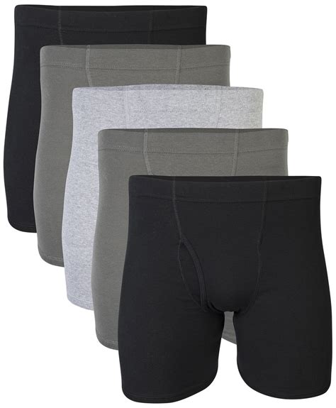 Hanes Mens Freshiq Comfortsoft Waistband Boxer Brief 5 Pack