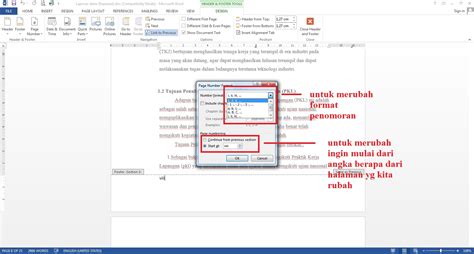 Cara Membuat Nomor Halaman Di Word Romawi Dan Angka Untuk Skripsi Hot