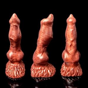Custom Fantasy Dildo With Knot Cerberus Solid Color Silicone Monster Sex Toy Etsy