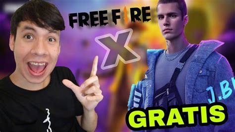 Como Obtener La Skin De J Bieber Gratis Free Fire X J Bieber Youtube