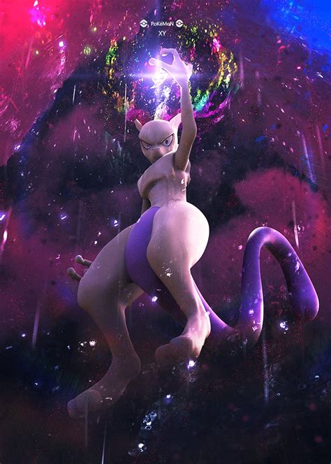 Mewtwo Pokemon Drawn By Otsumami Bu Bu Heaven Danbooru