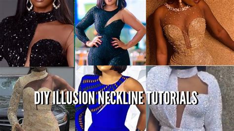 Diy Illusion Neckline Tutorials Trendy Neckline Styles How To Cut Different Illusion Necklines