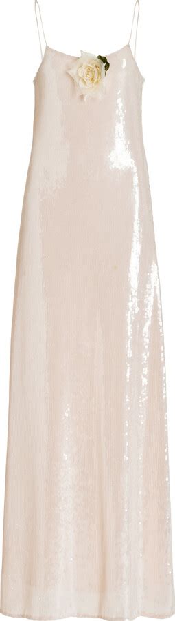 Rodarte Translucent Sequin Slip Dress And Bolero ShopStyle