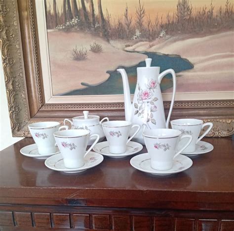 Jogo De Cafezinho Completo - Jogo de Cafézinho em Porcelana Schmidt | Móvel de Antiquário Schmidt ...