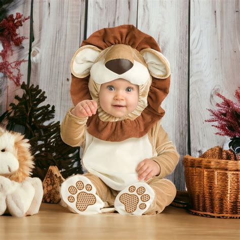 Baby Lion Costume Infant Lion Halloween Outfit Toddler Lion - Etsy