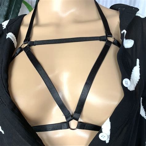 Intimates Sleepwear Sexy Lingerie Harness Garter Strappy Cage Bra Poshmark