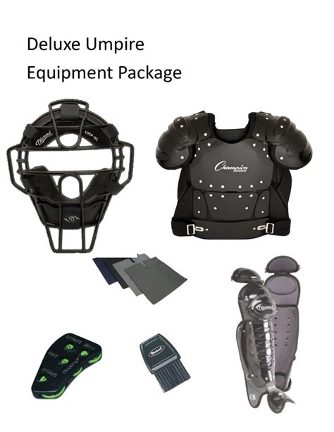 DELUXE UMPIRE EQUIPMENT PACKAGE – Blow Your Whistles