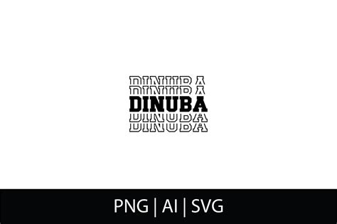 Stacked Dinuba Graphic By A Crafty Dad · Creative Fabrica