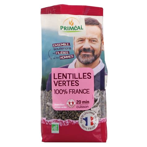 Lentilles Vertes Bio G Prim Al