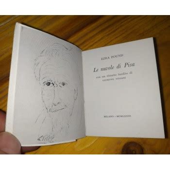 Ezra Pound Le Nuvole Di Pisa Scheiwiller Edizione Privata Tiratura