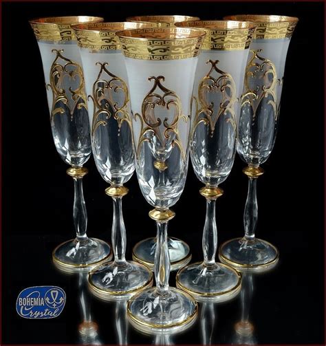 Бокалы для шампанского из богемского стекла и хрусталя! | Хрусталь ...