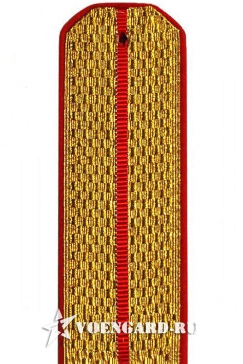 погоны парадные Общевойсковые, МОРСКАЯ ПЕХОТА с одним красным просветом ...