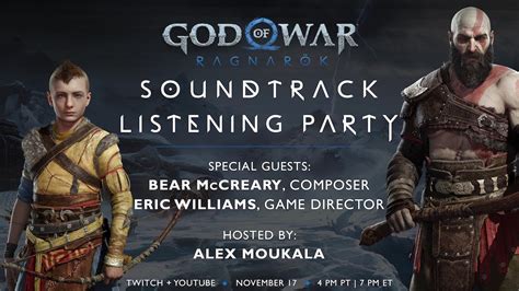 God Of War Ragnarok Soundtrack Listening Party With Composer Bear