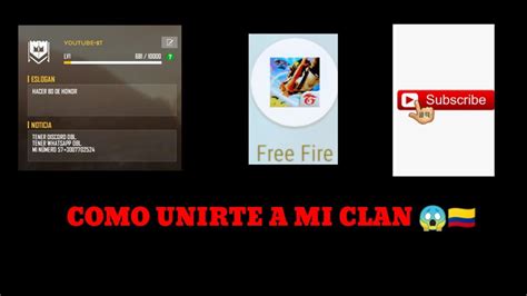 Como Unirte A Mi Clan De Free Fire Te Lo Dire Todo Youtube