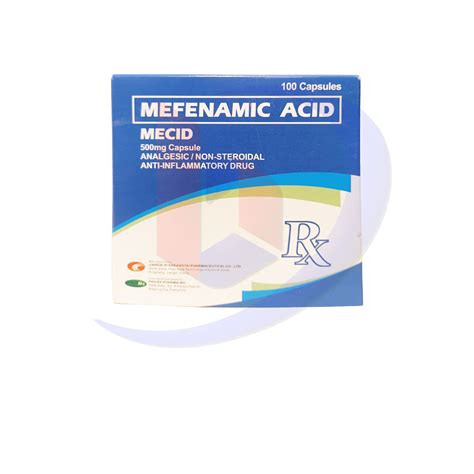 Mefenamic Acid Mecid 500mg Capsule 100s Bambang Pharmaceutical