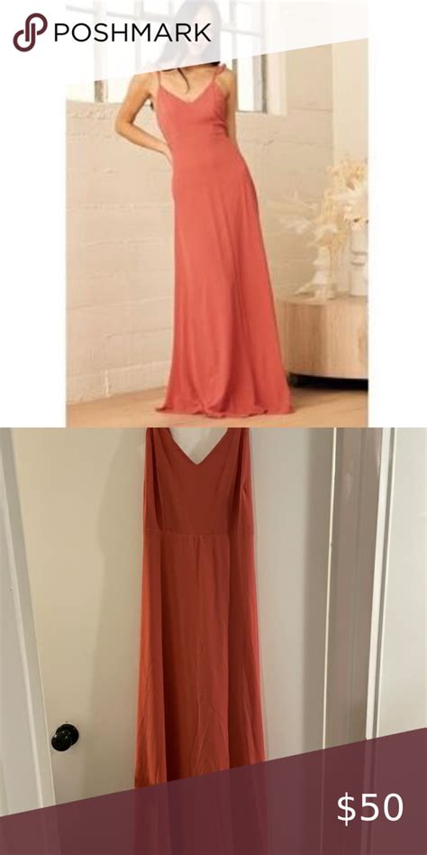 Lulus Meteoric Rise Rusty Rose Maxi Dress Rose Maxi Dress Maxi Dress