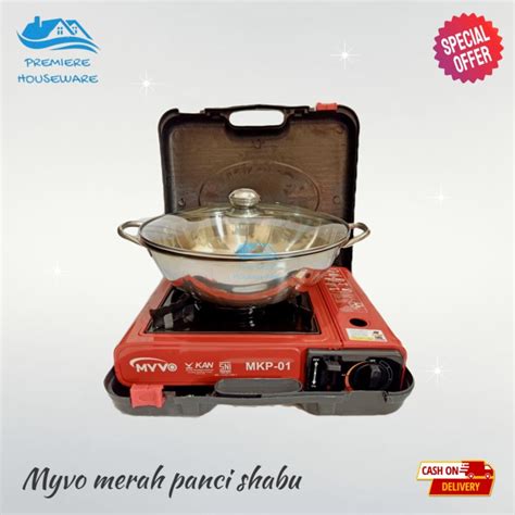 Kompor Portable Myvo Paket Panci Hotpot Shabu Shabu Sekat Cm