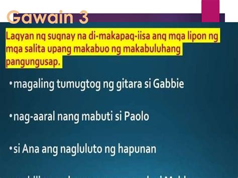 Uri Ng Sugnay Sugnay Na Mkapag Iisa At Sugnay Na Di Makapag Iisa Ppt