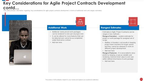 Key Considerations For Agile Project Contracts Development Contd