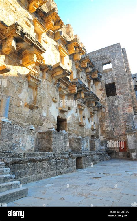 Aspendos antalya turkey Stock Photo - Alamy