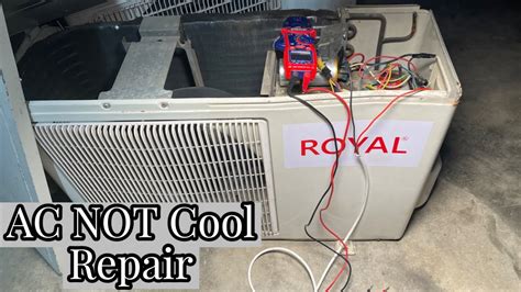 Split AC Cooling Problem Fault Testing And Repair Ac YouTube