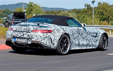 New Mercedes Amg Gt R Roadster Spied Close To The Nurburgring