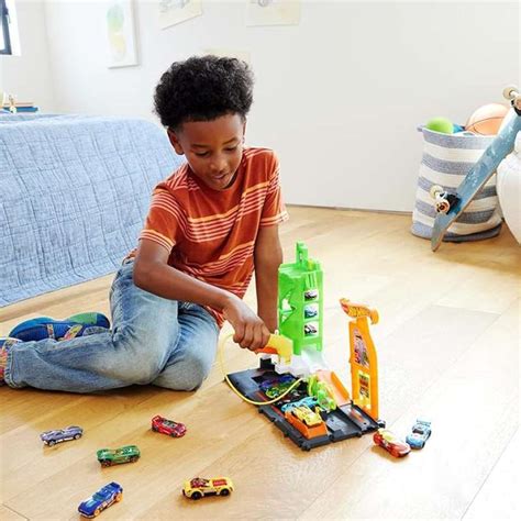 Promo Hot Wheels City Super Recharge Fuel Station Playset Htn Diskon Di Seller Toybox