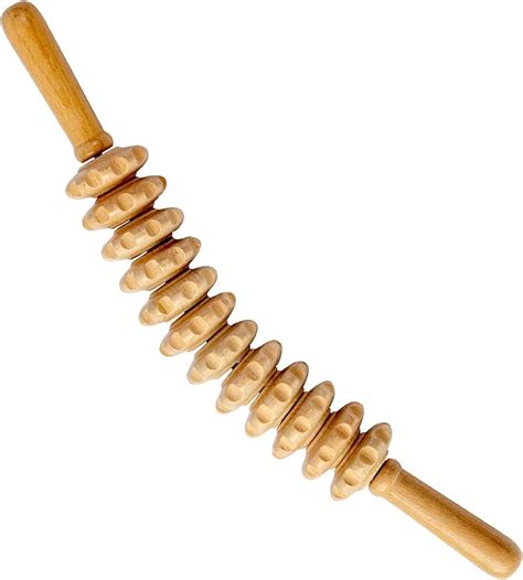 Curved Wood Therapy Roller Massage Tools Lymphatic Drainage Wooden