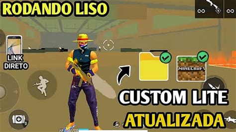 Nova Atualiza O Custom Lite Free Fire Gr Fico De Minecraft