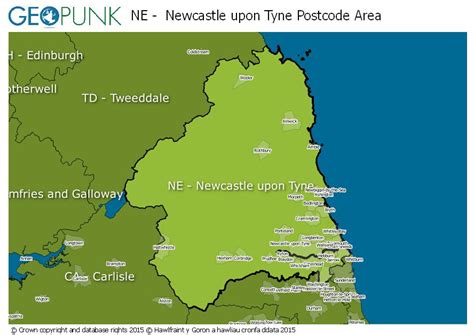 NE Newcastle upon Tyne Postcode Area