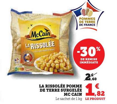 Promo La Rissolée Pomme De Terre Surgelée Mc Cain chez U Express