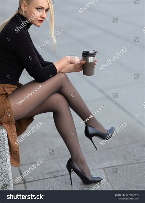 Beautiful Blonde Girl Perfect Legs Pantyhose Stock Photo 2273007039 Shutterstock